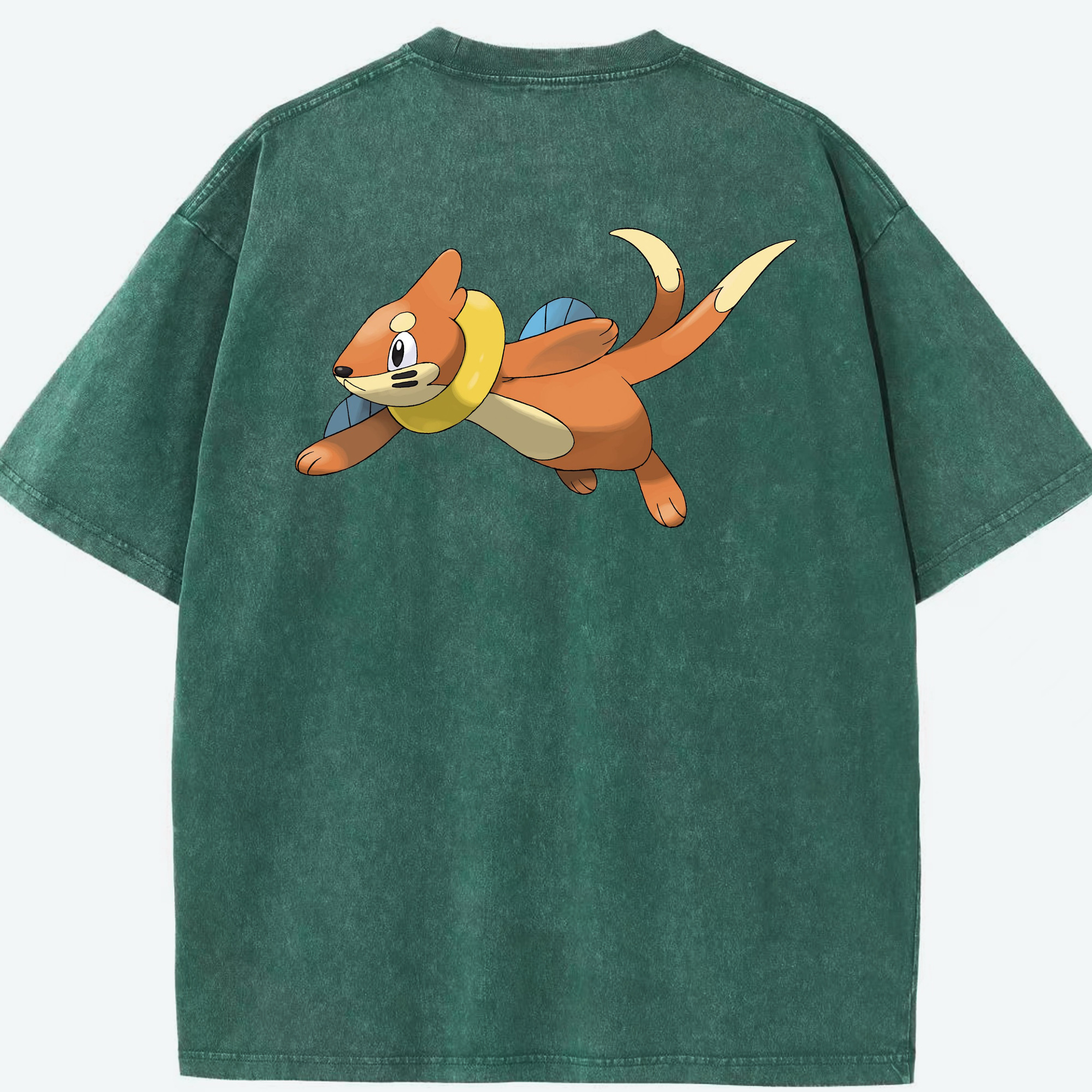（画像用） ポケットモンスター Pokémon 綿100% ヴィンテージ風 半袖Tシャツ（背面プリント）